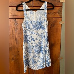 RARE Blue Floral Reformation Noha Mini Dress - BRAND NEW